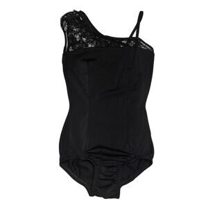 Body Wrappers Premiere Collection ladies' asymmetrical lace top leotard
